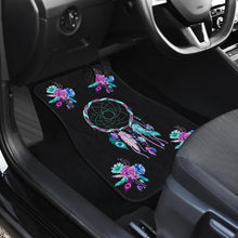 Load image into Gallery viewer, Dreamcatcher and Flower Watercolor Car Floor Mats