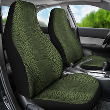 Load image into Gallery viewer, Dark Green Reptile, Snake, Skin, Scales, Car Seat Covers