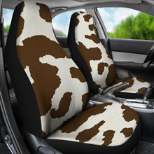 Load image into Gallery viewer, Brown and White Cow Hide Print Rustic Pattern