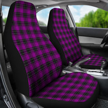 Load image into Gallery viewer, Purple Plaid Car Seat Covers Punk Rock Goth