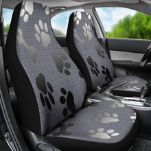 Load image into Gallery viewer, Silver bones & paws Car Seat Cover