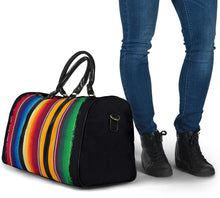 Load image into Gallery viewer, Serape Style Travel Bag Duffel With Faux Leather Handles
