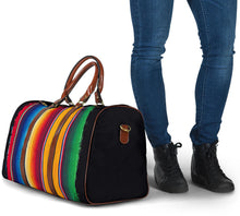 Load image into Gallery viewer, Serape Style Travel Bag Duffel With Faux Leather Handles