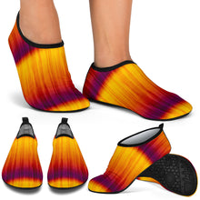 Load image into Gallery viewer, Orange and Yellow Tie Dye Water Shoes
