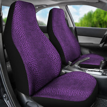 Load image into Gallery viewer, Purple Snake Skin Lizard Scales Reptile Car Seat Covers