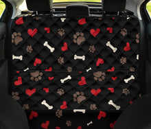 Load image into Gallery viewer, Dog Love Pattern Pet Seat Cover Protector For Back Bench Seat