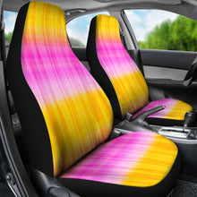 Load image into Gallery viewer, Pink and Yellow Tie Dye Car Seat Covers Seat Protectors