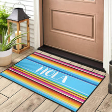 Load image into Gallery viewer, Hola serape style design doormat