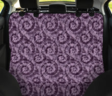 Load image into Gallery viewer, Purple Tie Dye Back Seat Cover Seat Protector For Pets