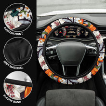 Load image into Gallery viewer, Tropical Flower Steering Wheel COver