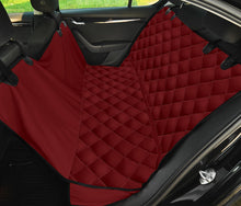 Load image into Gallery viewer, Burgundy Dog Hammock Back Seat Cover For Pets