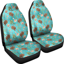 Load image into Gallery viewer, Seat Turtle Pattern Car Seat Covers Ocean Water Beach Theme