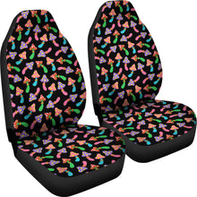 Load image into Gallery viewer, Bright Colorful Mushroom Pattern Car Seat Covers Set