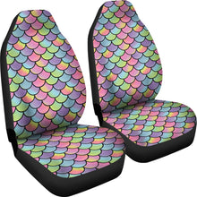 Load image into Gallery viewer, Rainbow Mermaid Scales Car Seat Covers Protectors