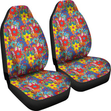 Load image into Gallery viewer, Colorful Abstract Flower Pattern Car Seat Covers