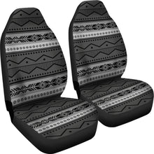 Load image into Gallery viewer, Gray and Black Ethnic Pattern Car Seat Covers Seat Protectors Tribal Boho Aztec
