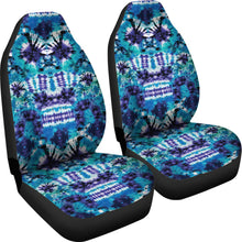 Load image into Gallery viewer, Teal, Purple and Blue Tie Dye Car Seat Covers