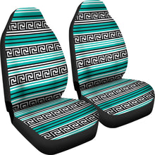 Load image into Gallery viewer, Turquoise Tribal Pattern Car Seat Covers Ethnic Boho