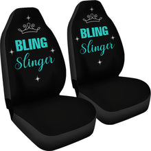 Load image into Gallery viewer, Bling Slinger Car Seat Covers Teal