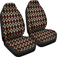 Load image into Gallery viewer, Antique Playing Card Suits Pattern Car Seat Covers Seat Protectors