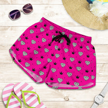 Load image into Gallery viewer, Hot Pink Bling Pattern Shorts For Beach or Gym XS-4XL