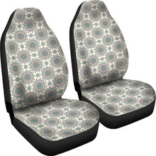 Load image into Gallery viewer, Cream With Mandalas Boho Hippie Pattern Car Seat Covers