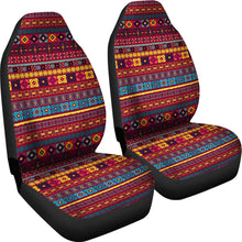 Load image into Gallery viewer, Colorful Ethnic Pattern Car Seat Covers Red, Blue and Yellow