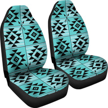 Load image into Gallery viewer, Turquoise Ethnic Tribal Pattern Car Seat Covers Set