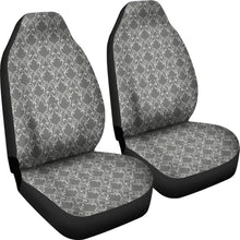 Load image into Gallery viewer, Gray Damask Car Seat Covers Seat Protectors