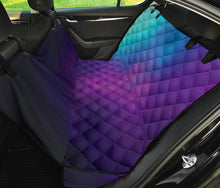 Load image into Gallery viewer, Purple, Teal and Blue Ombre Watercolor Back Seat Protector Cover For Pets