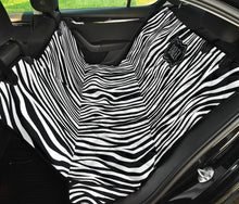 Load image into Gallery viewer, Bailey Zebra Black and White Back Bench Seat Cover For Pets