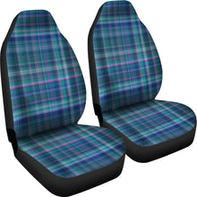 Load image into Gallery viewer, Teal and Purple Plaid Car Seat Covers Seat Protectors