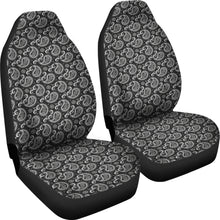 Load image into Gallery viewer, Black Paisley Pattern Car Seat Covers Bandana Print
