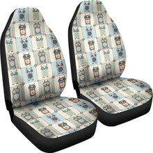 Load image into Gallery viewer, Patchwork Style Owl Pattern Car Seat Covers