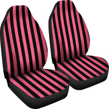 Load image into Gallery viewer, Pink and Black Striped Car Seat Covers Seat Protectors