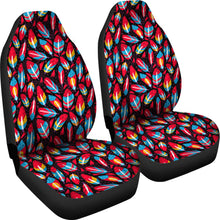 Load image into Gallery viewer, Red Feathers Car Seat Covers