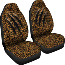 Load image into Gallery viewer, Scratched Leopard Print Car Seat Covers Set Claw Marks