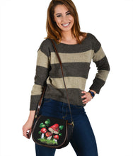 Load image into Gallery viewer, Mushroom Saddle Bag Purse Crossbody