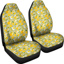 Load image into Gallery viewer, Light Green With Daffodils Car Seat Covers