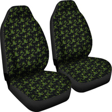 Load image into Gallery viewer, Green and Brown Frog Camouflage Pattern Car Seat Covers Set