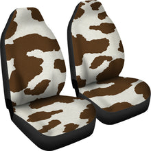 Load image into Gallery viewer, Brown and White Cow Hide Print Rustic Pattern