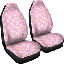 Load image into Gallery viewer, Pink With Daisy Flower Pattern Car Seat Covers Set