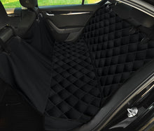 Load image into Gallery viewer, Solid Black Dog Hammock Back Seat Cover For Pets