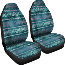 Load image into Gallery viewer, Boho Watercolor Iridescent Ethnic Pattern Car Seat Colors