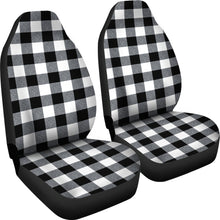 Load image into Gallery viewer, Large Buffalo Check Marled Pattern Car Seat Covers Set