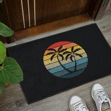 Load image into Gallery viewer, Palm Trees Retro Sunset Doormats