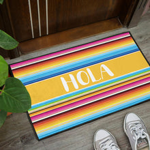 Load image into Gallery viewer, Hola serape style design doormat