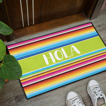 Load image into Gallery viewer, Hola serape style design doormat