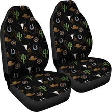 Load image into Gallery viewer, Western Pattern Cowboy Style Car Seat Covers Set