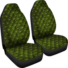 Load image into Gallery viewer, Dragon Scales Car Seat Covers Green Fantasy Mythology